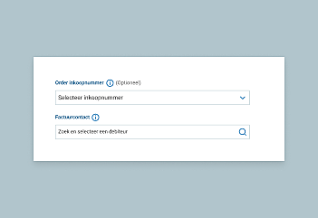 Facturatie en inkoopordernummers